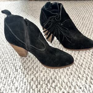 Steve Madden Black Heeled Boots